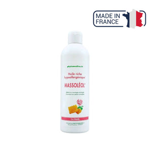Massoléol® - Huile riche de massage neutre hypoallergénique - Parfum Rose - Phytomedica Laboratoires Phytomedica 