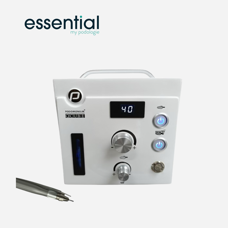 Moteur de Pédicure Podomonium QCube - Spray d'eau - 40 000 tpm - Essential My Podologie Essential 