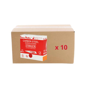Pack 10 boîtes de 100 lames de bistouris stériles - Swann-Morton Swann-Morton 