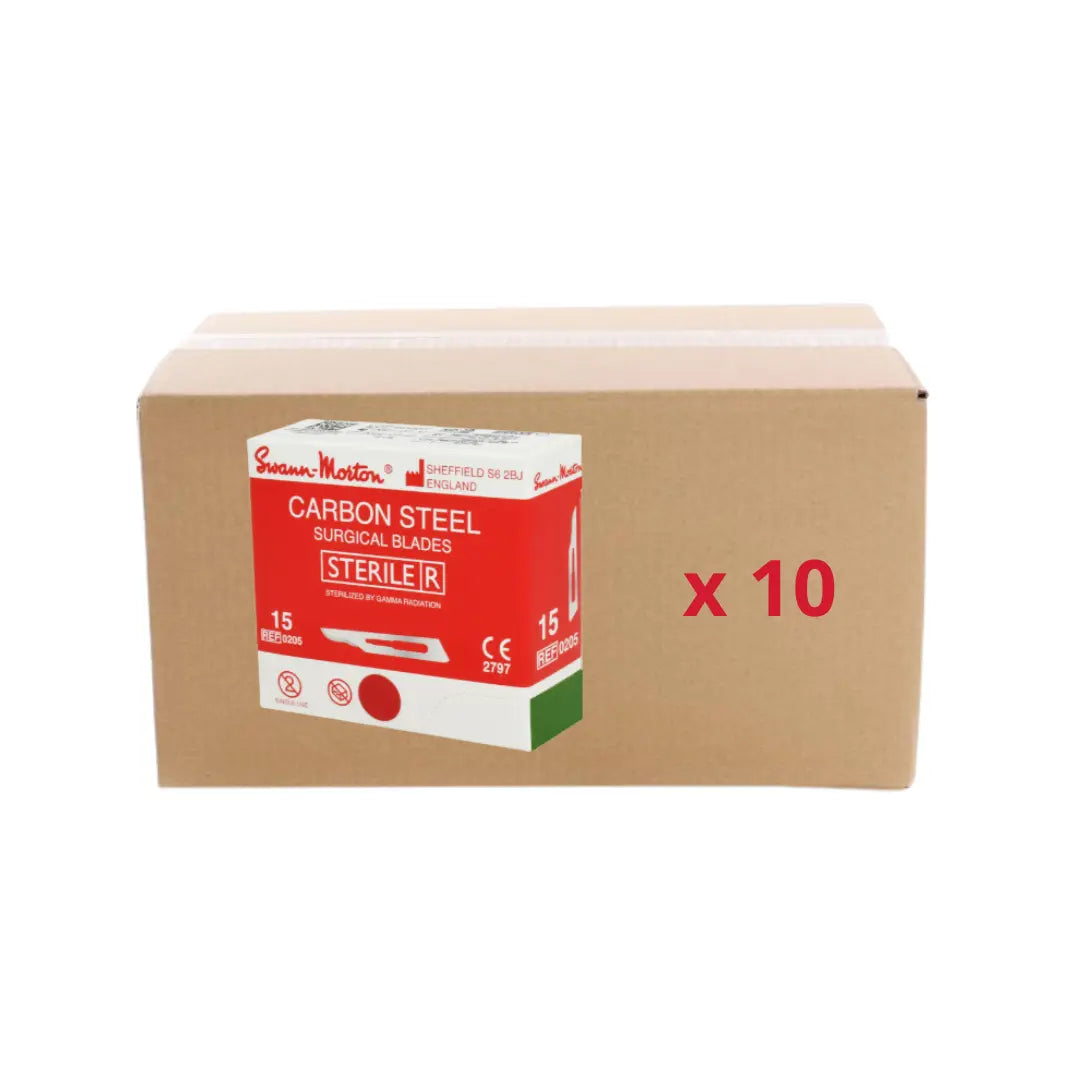 Pack 10 boîtes de 100 lames de bistouris stériles - Swann-Morton Swann-Morton 