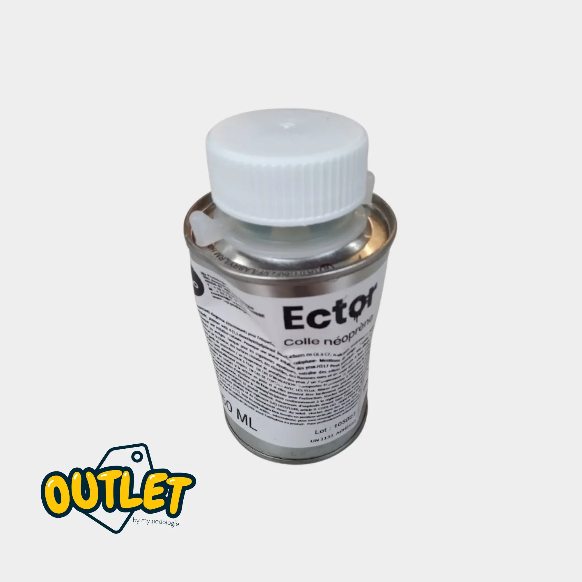 Pot de colle néoprène avec pinceau - 250 ml - Essential by My Podologie // Défaut Destockage 
