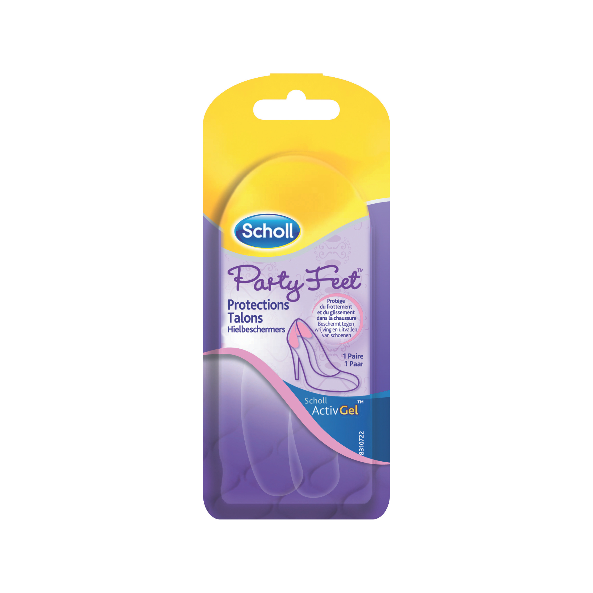 Coussinets en Gel Amortissants pour Talons - 1 paire - Scholl Scholl 