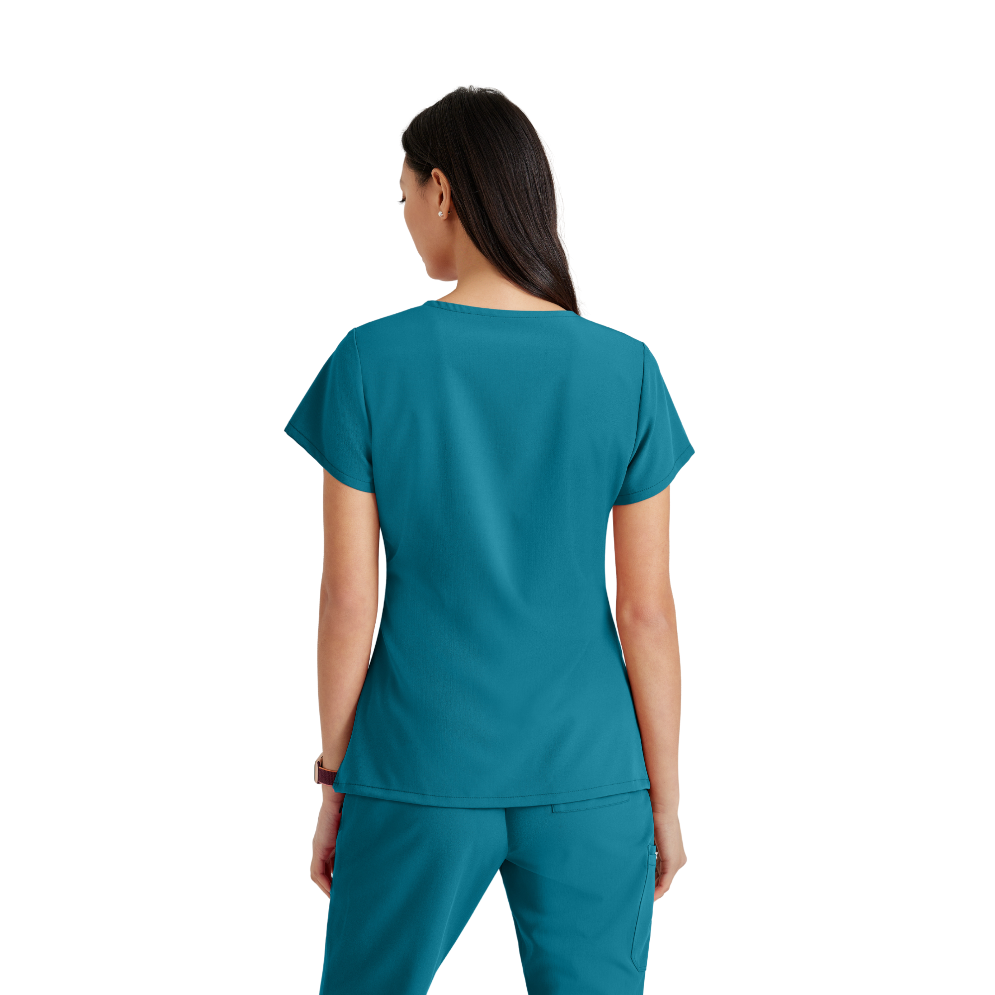 Purpose Top - Haut médical confortable et polyvalent - Col V - Femme - Barco Unify BARCO UNIFY 
