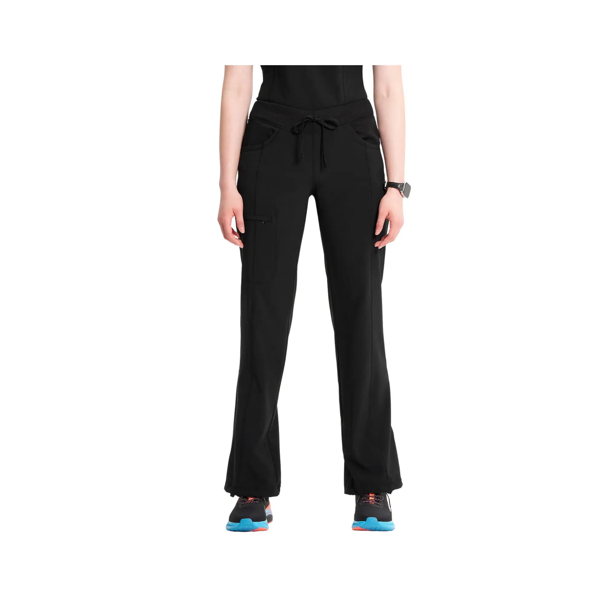 Quimper - Pantalon droit cordon de serrage - Femme - Cherokee Cherokee Medical Uniforms  Noir-3XL