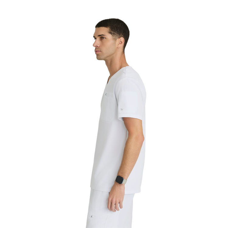 Rally Top - Haut médical slim et élégant - Col V - Homme - Barco Unify BARCO UNIFY 
