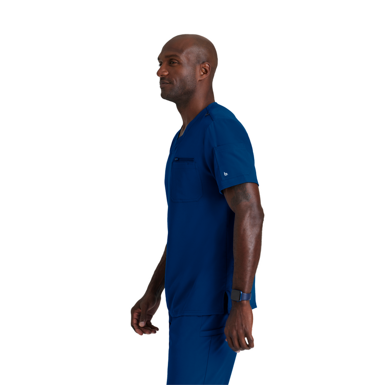 Rally Top - Haut médical slim et élégant - Col V - Homme - Barco Unify BARCO UNIFY 