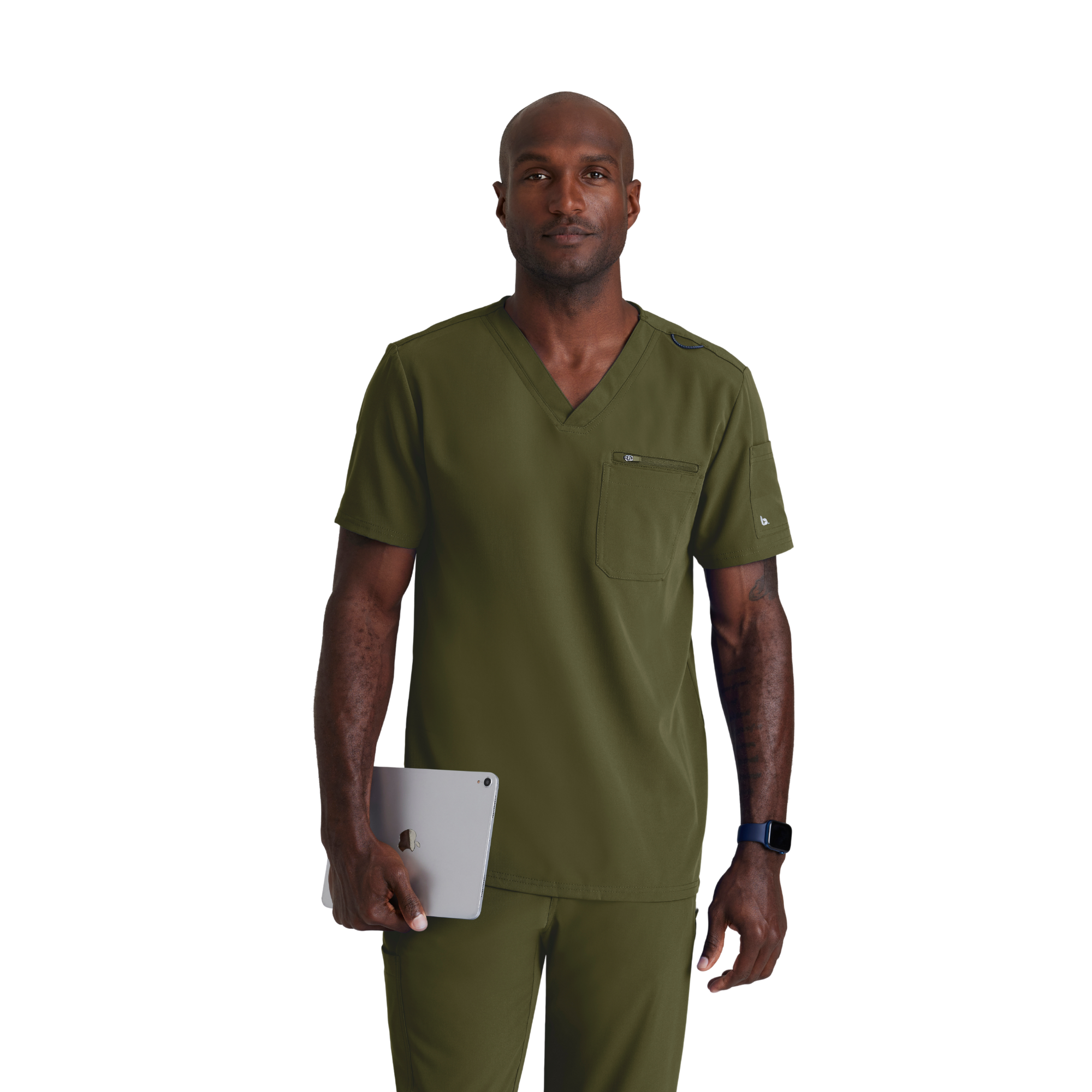 Rally Top - Haut médical slim et élégant - Col V - Homme - Barco Unify BARCO UNIFY 