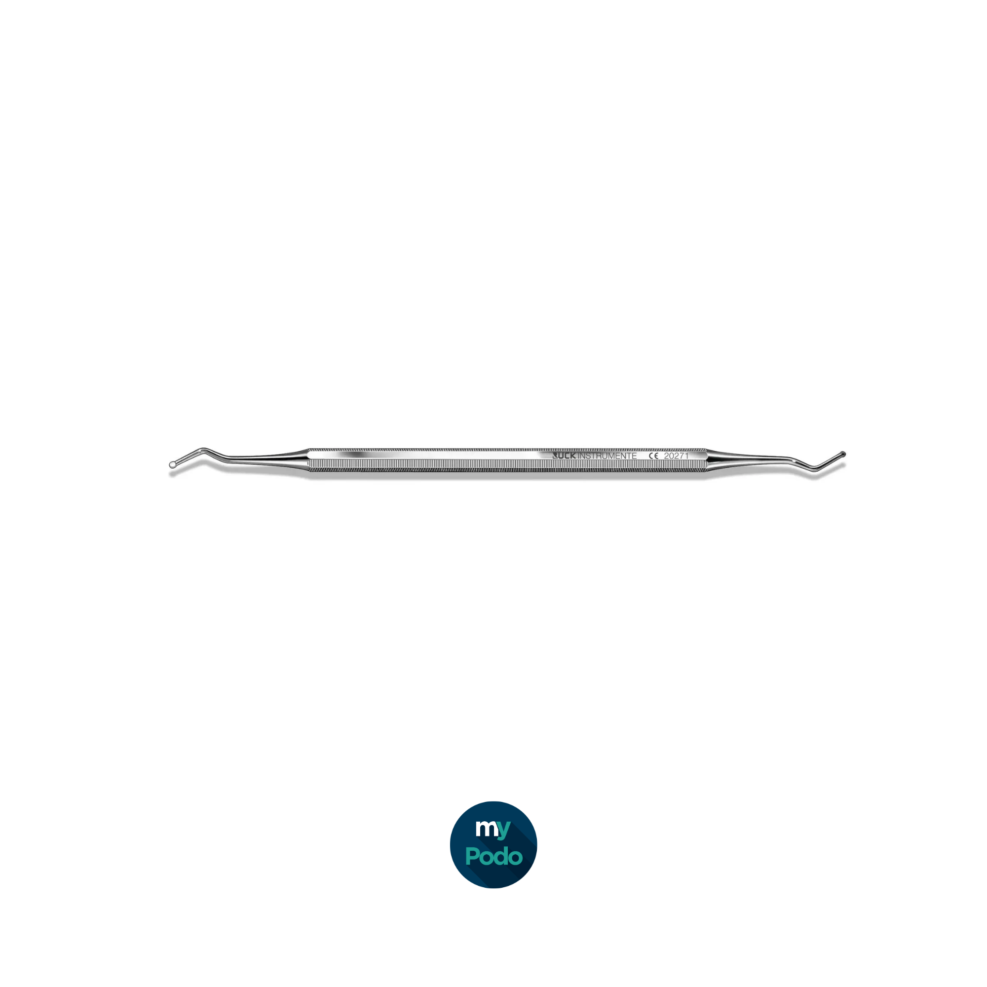 Curette double petites têtes - Longueur : 17 cm - Ruck Ruck 
