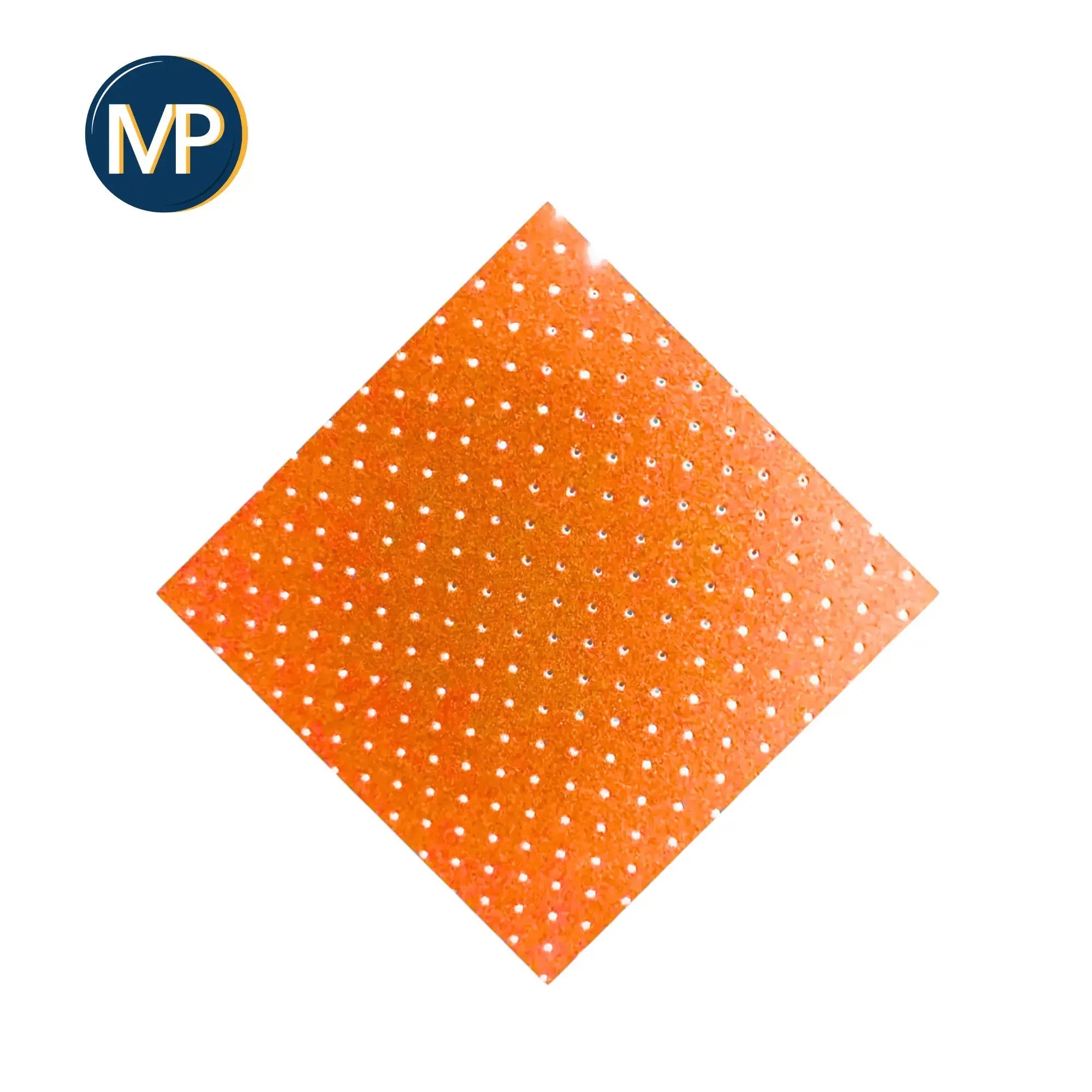 Recouvrement My Carefoam 35 - 1,5 mm - Shore 33 - 1 x 1 m - 7 coloris MP  Perforé-Orange-foncé