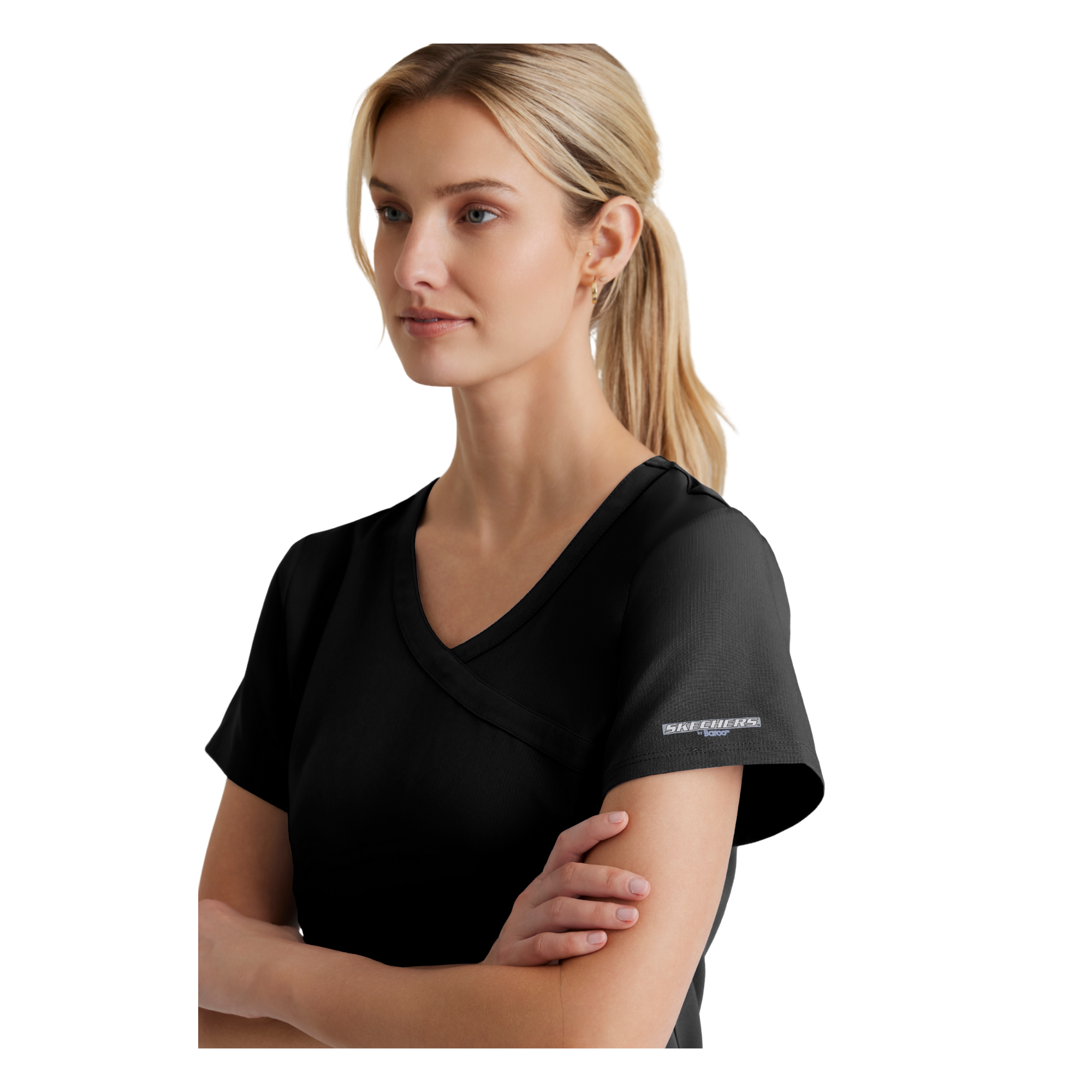 Reliance Top - Haut médical avec col croisé - Femme - Skechers SKECHERS 