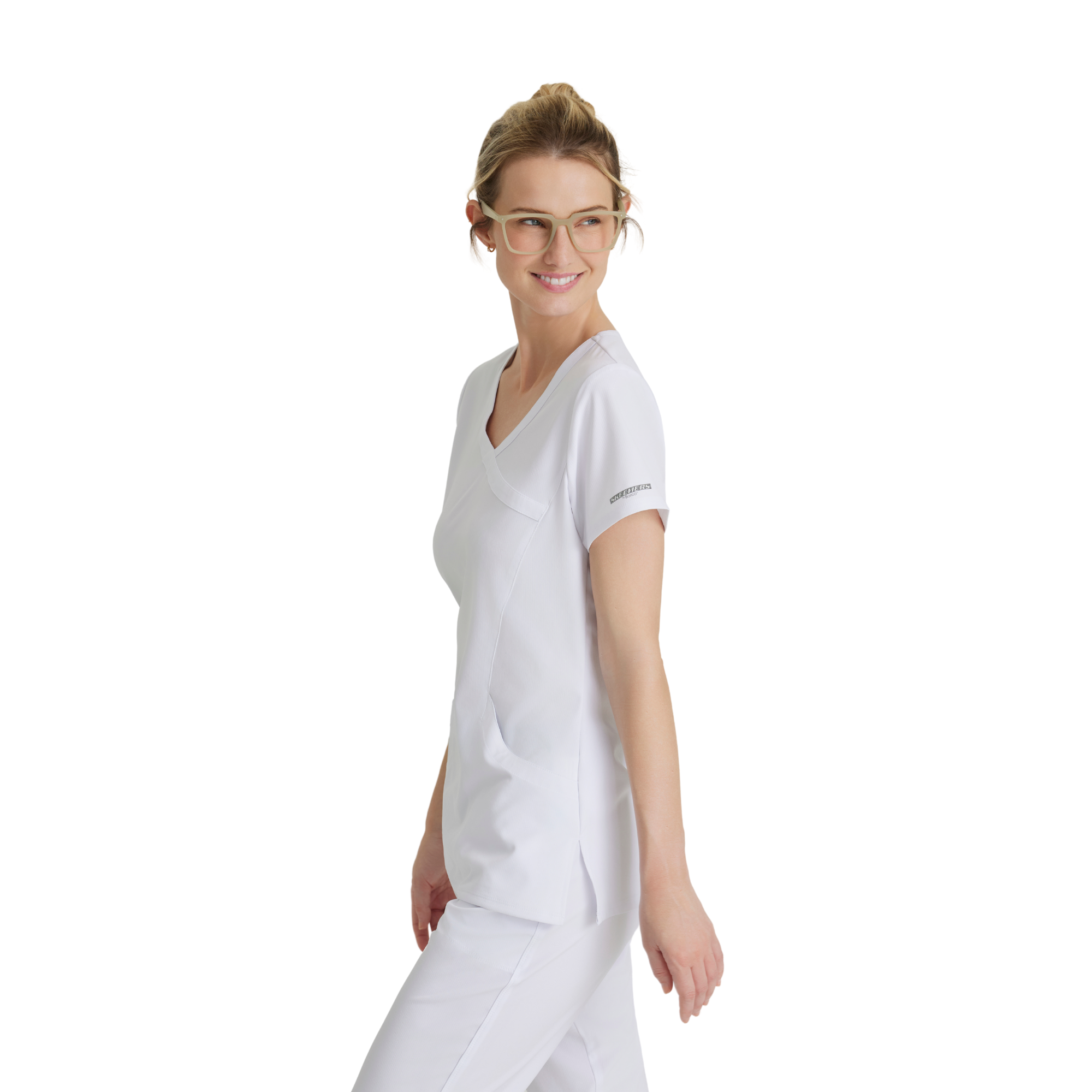 Reliance Top - Haut médical avec col croisé - Femme - Skechers SKECHERS 