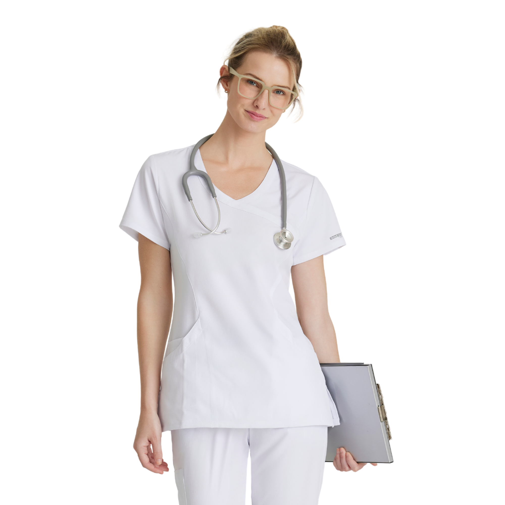 Reliance Top - Haut médical avec col croisé - Femme - Skechers SKECHERS 