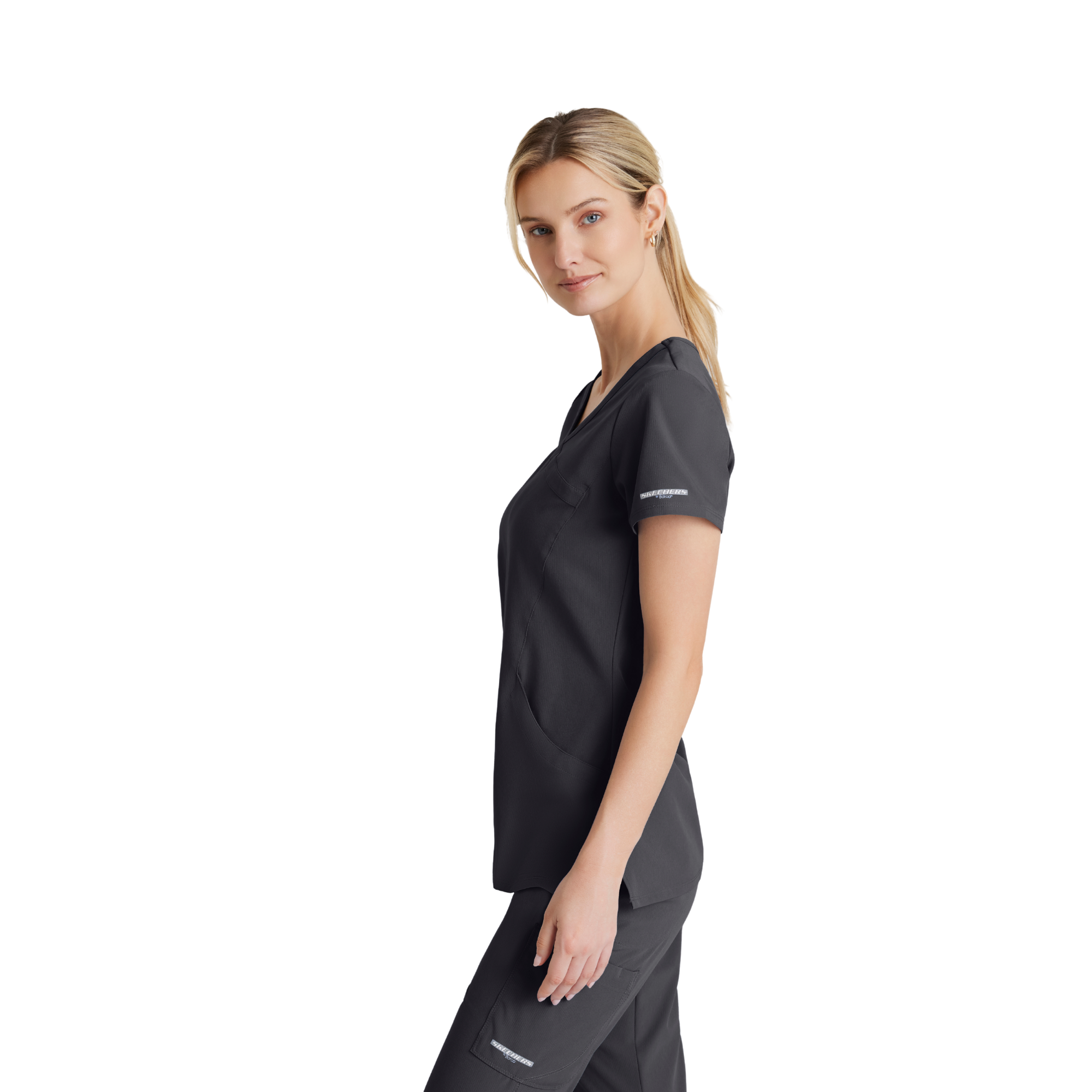 Reliance Top - Haut médical avec col croisé - Femme - Skechers SKECHERS 
