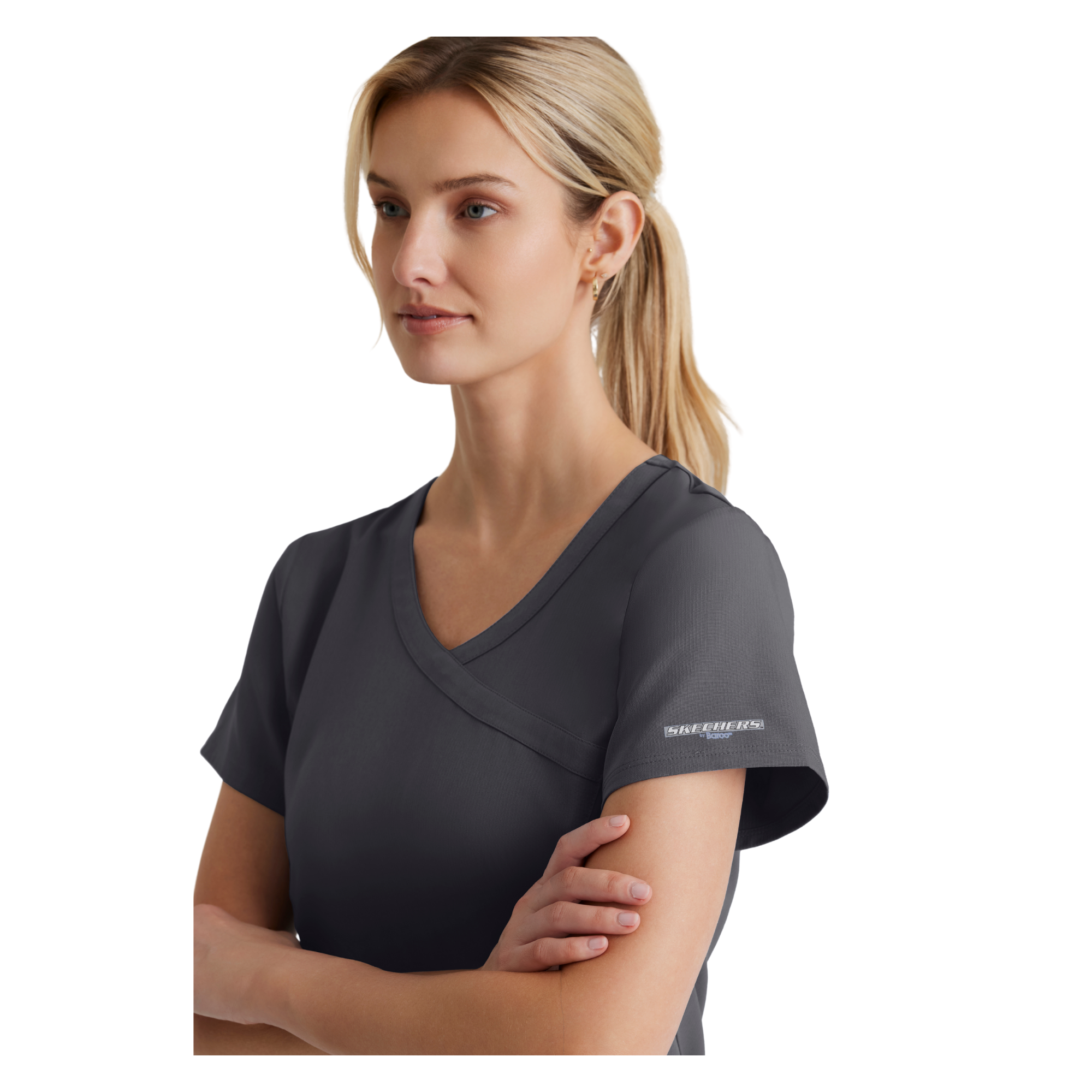 Reliance Top - Haut médical avec col croisé - Femme - Skechers SKECHERS 