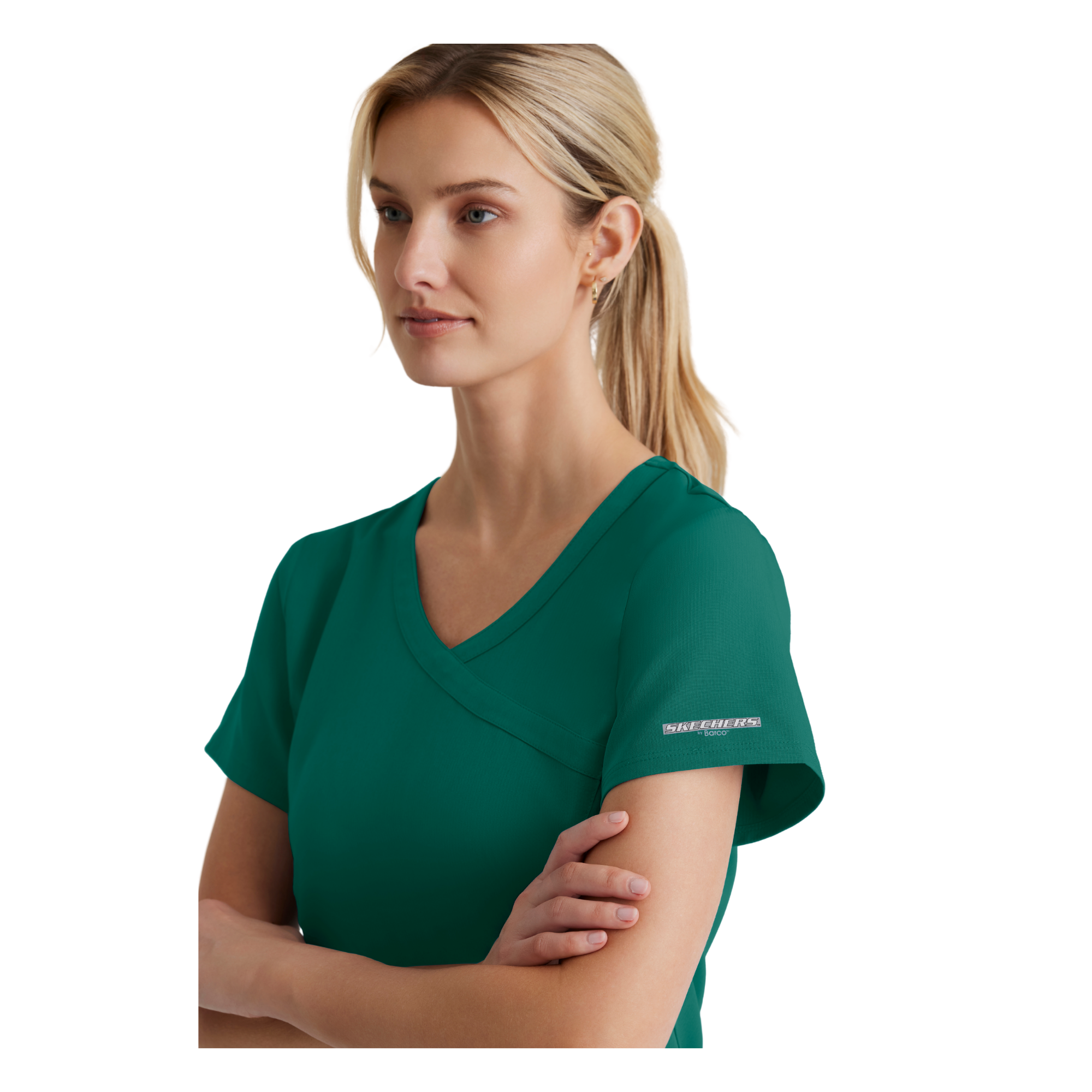 Reliance Top - Haut médical avec col croisé - Femme - Skechers SKECHERS 