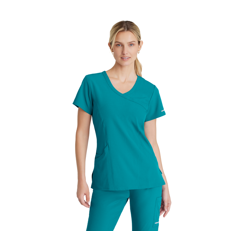 Reliance Top - Haut médical avec col croisé - Femme - Skechers SKECHERS 