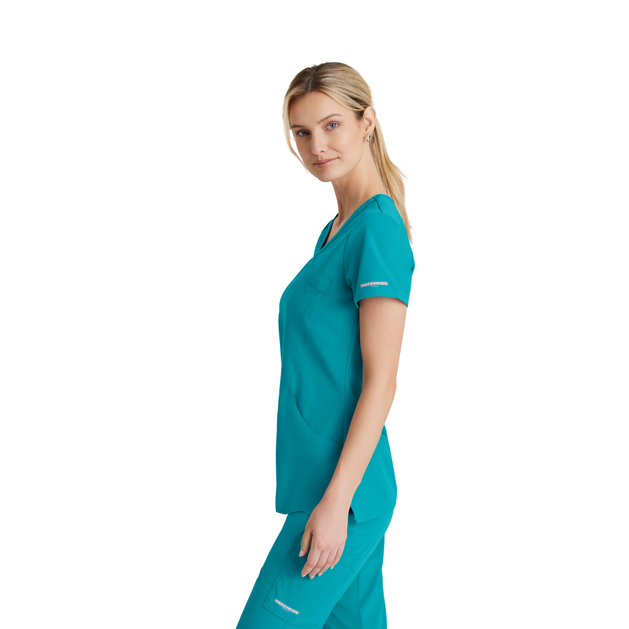 Reliance Top - Haut médical avec col croisé - Femme - Skechers SKECHERS 