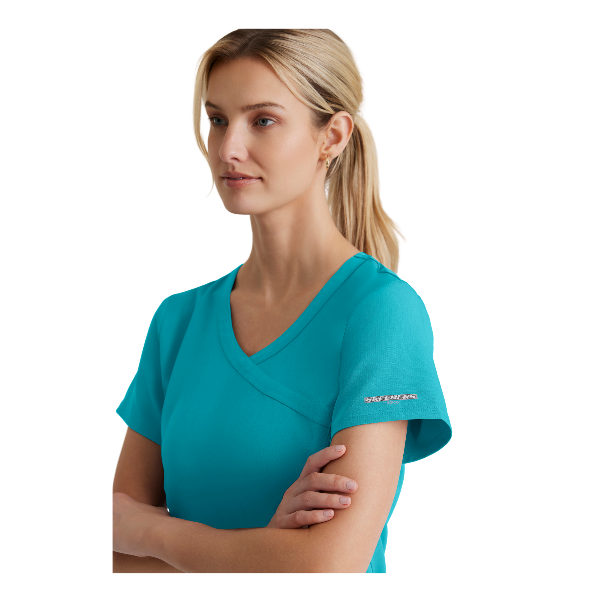Reliance Top - Haut médical avec col croisé - Femme - Skechers SKECHERS 