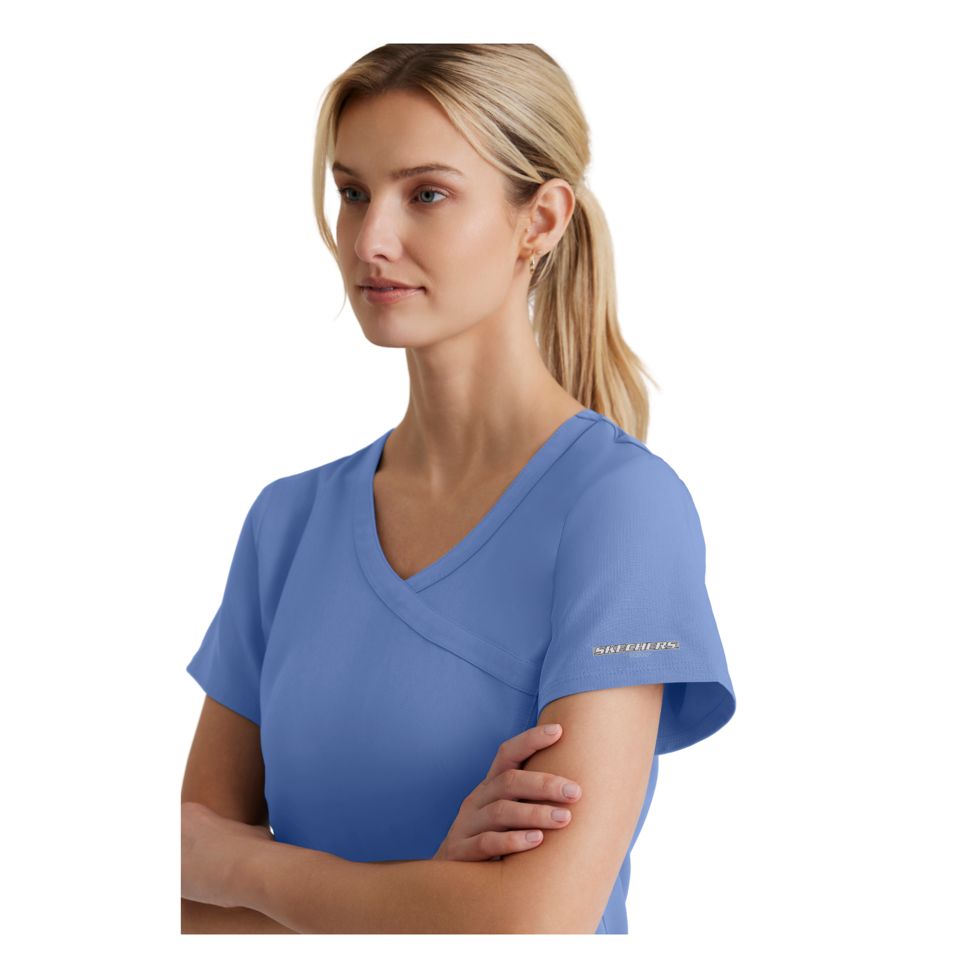 Reliance Top - Haut médical avec col croisé - Femme - Skechers SKECHERS 
