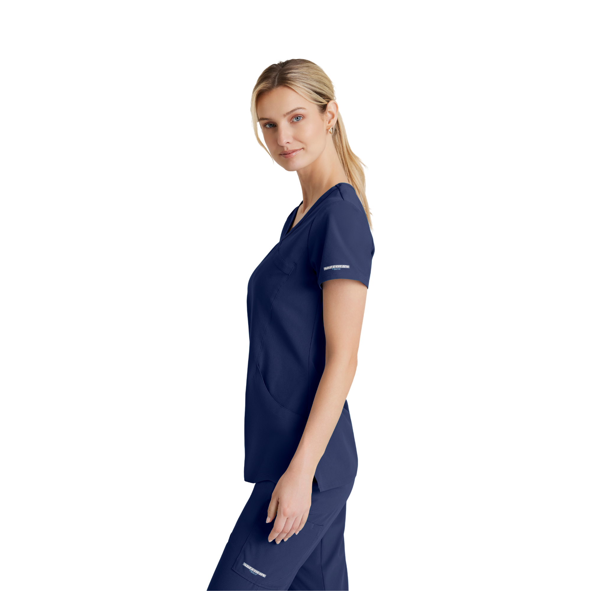 Reliance Top - Haut médical avec col croisé - Femme - Skechers SKECHERS 