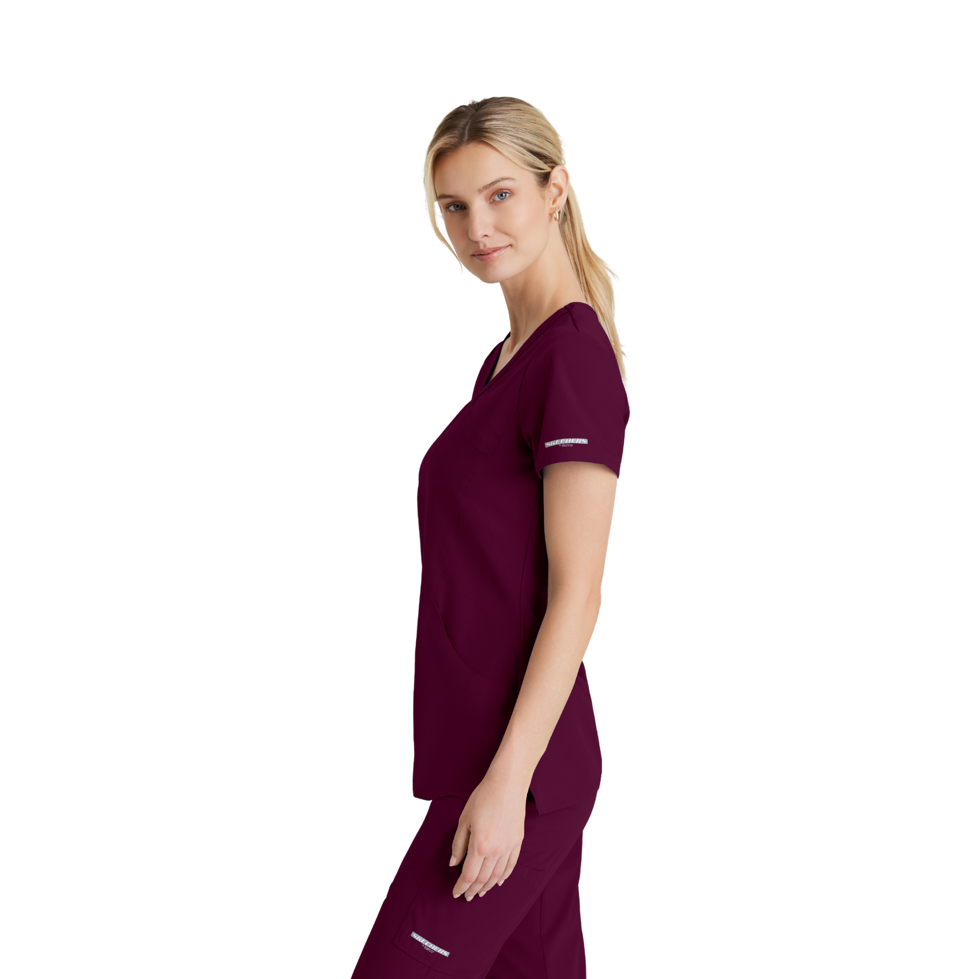 Reliance Top - Haut médical avec col croisé - Femme - Skechers SKECHERS 