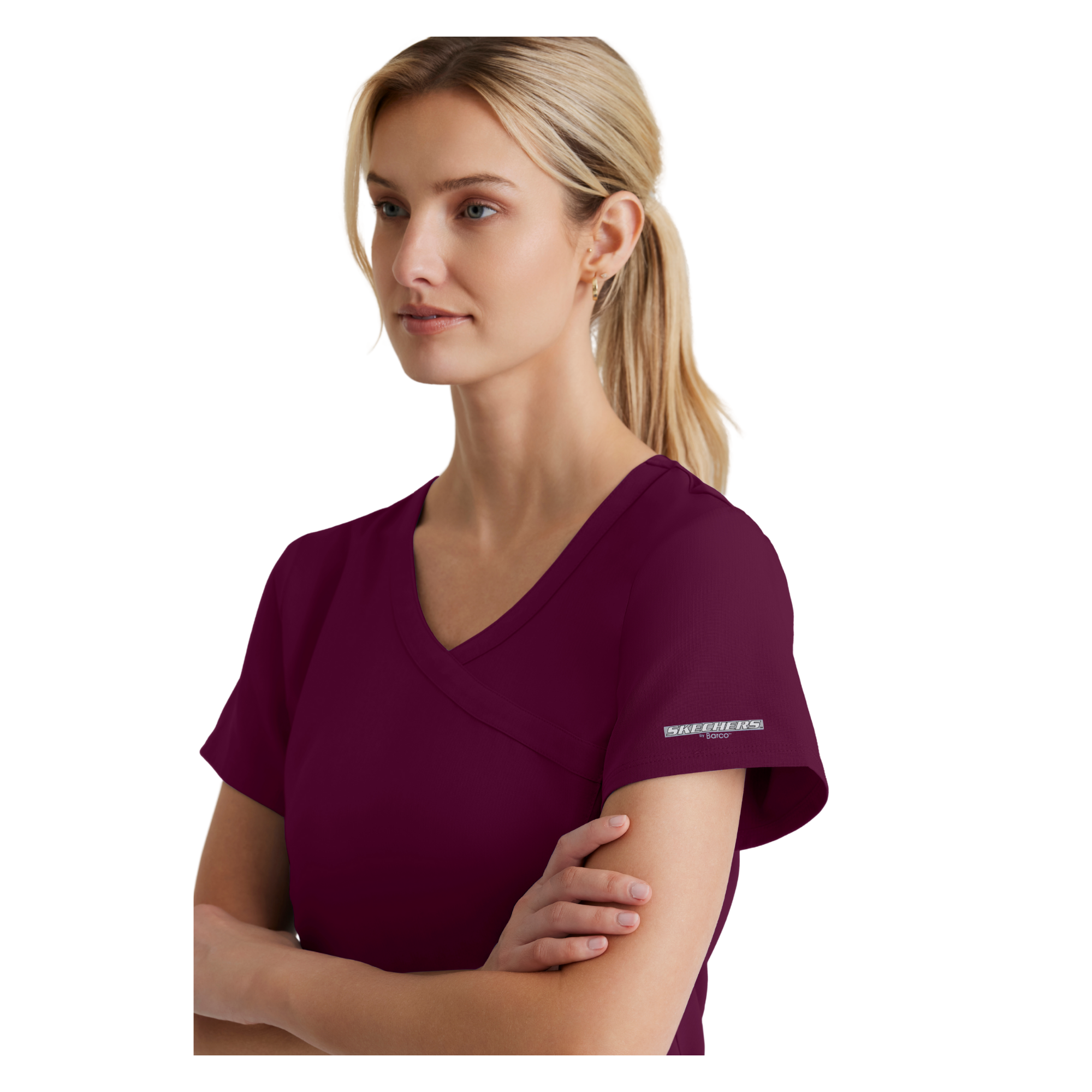 Reliance Top - Haut médical avec col croisé - Femme - Skechers SKECHERS 