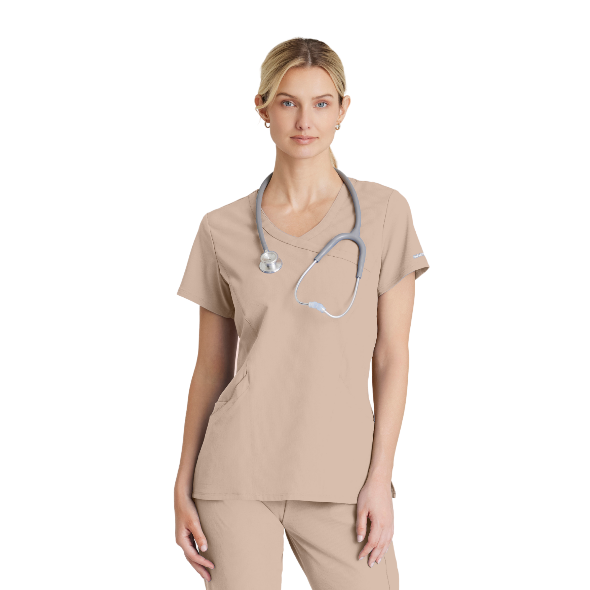 Reliance Top - Haut médical avec col croisé - Femme - Skechers SKECHERS 