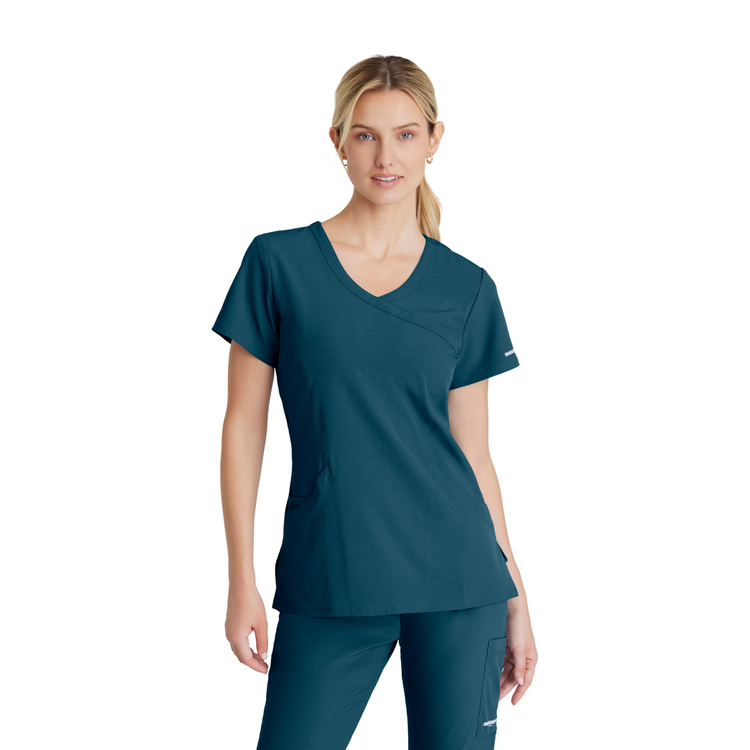Reliance Top - Haut médical avec col croisé - Femme - Skechers SKECHERS 