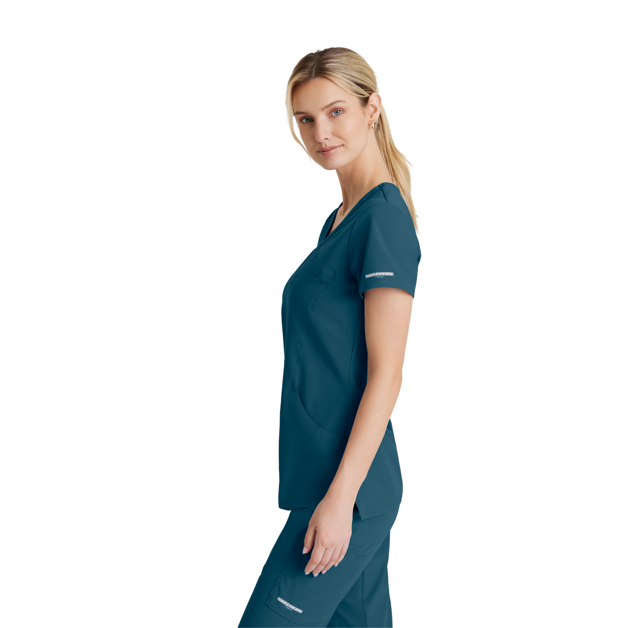 Reliance Top - Haut médical avec col croisé - Femme - Skechers SKECHERS 