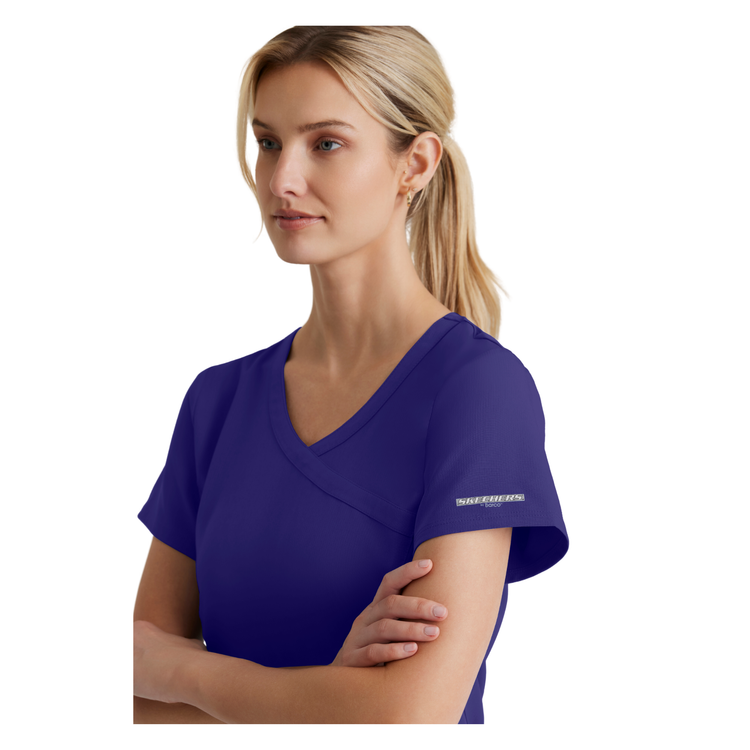 Reliance Top - Haut médical avec col croisé - Femme - Skechers SKECHERS 