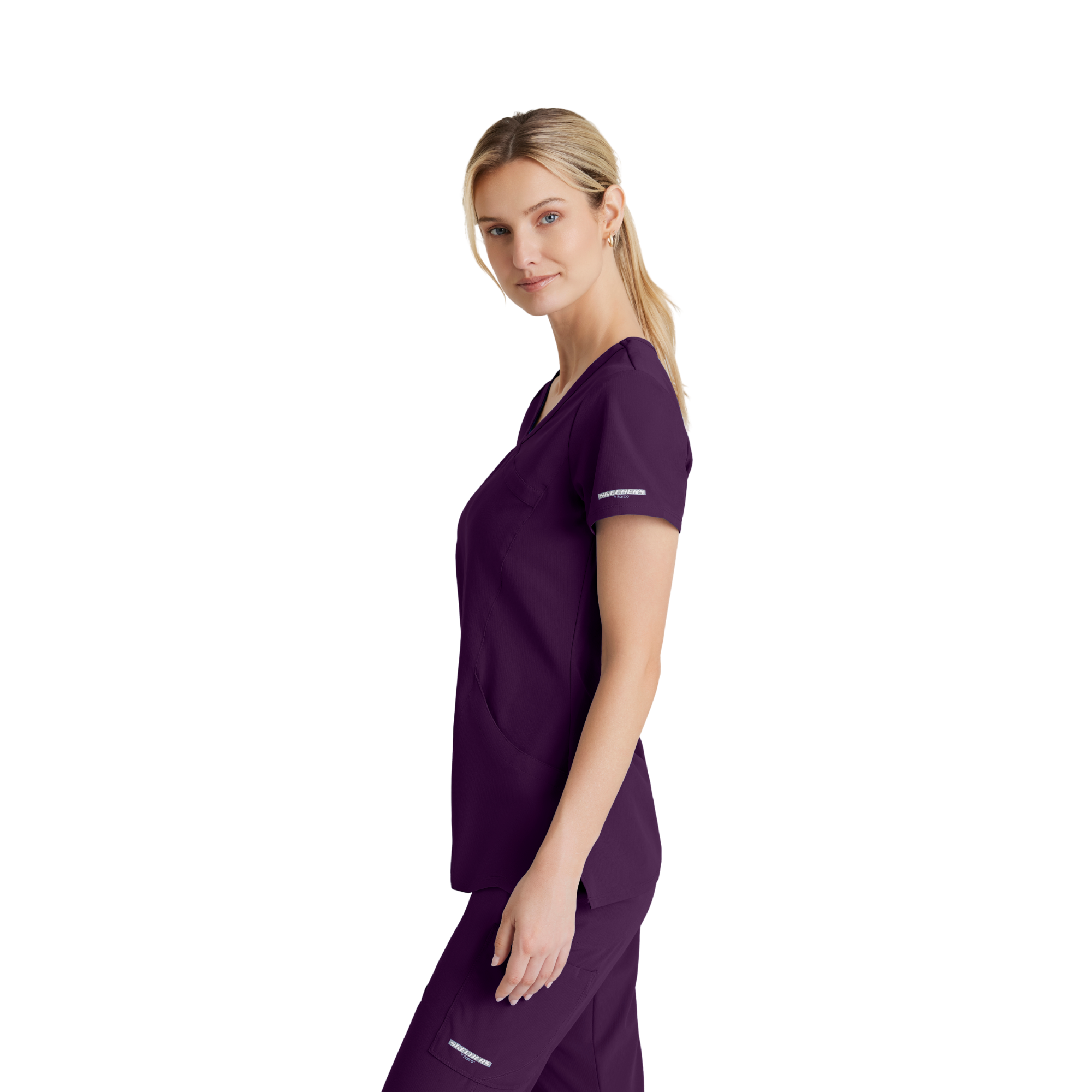 Reliance Top - Haut médical avec col croisé - Femme - Skechers SKECHERS 
