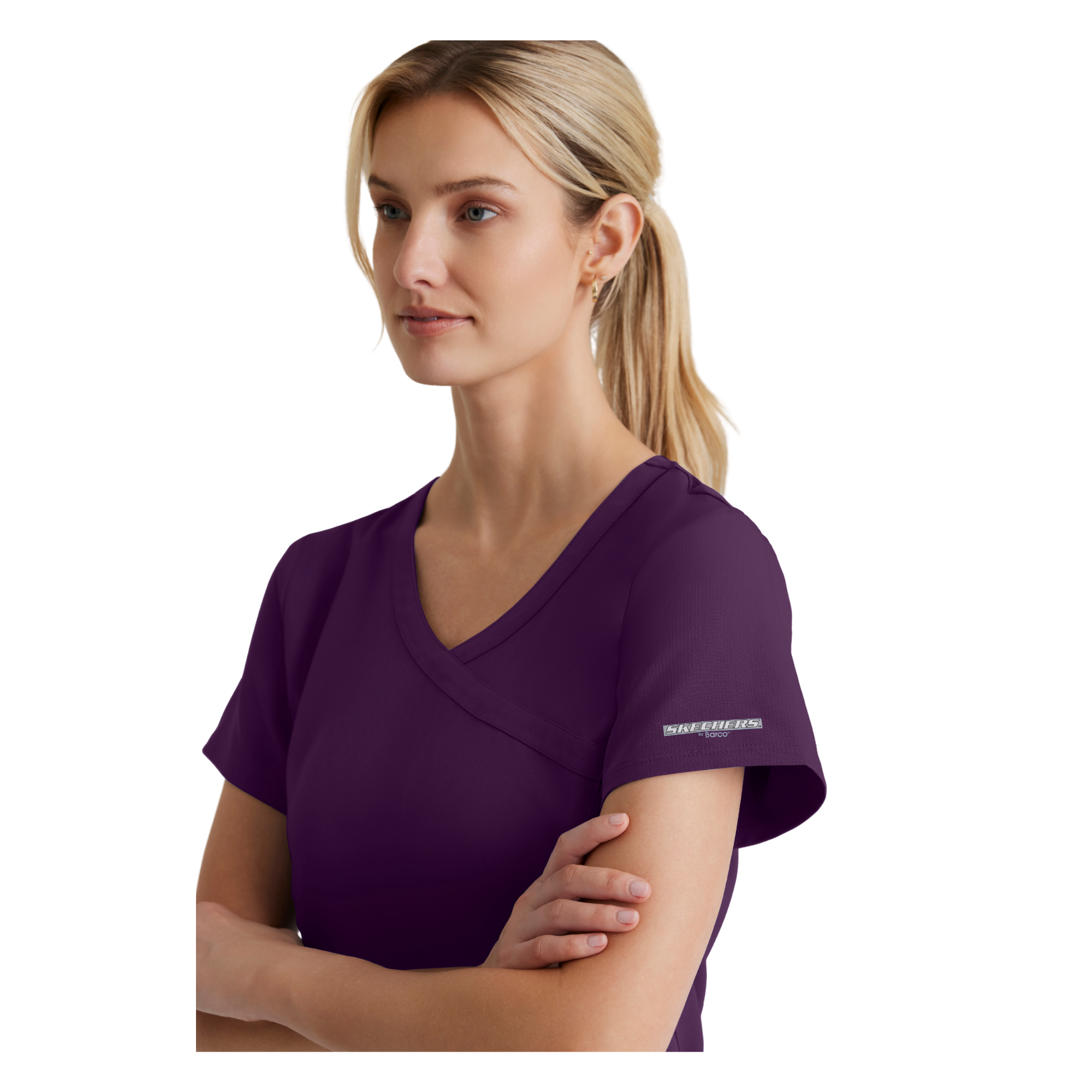 Reliance Top - Haut médical avec col croisé - Femme - Skechers SKECHERS 