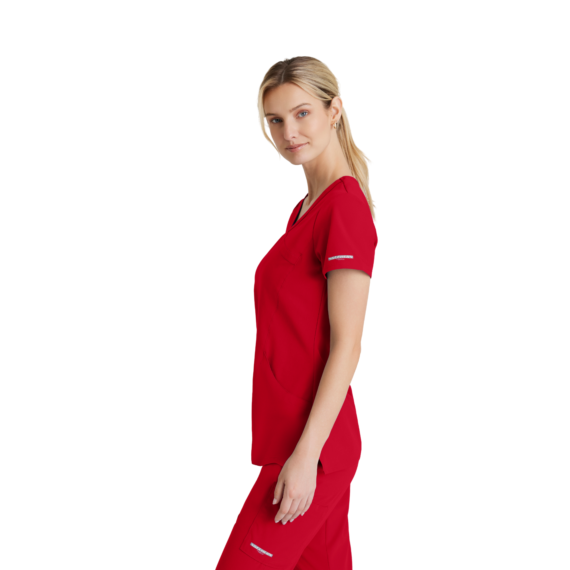 Reliance Top - Haut médical avec col croisé - Femme - Skechers SKECHERS 