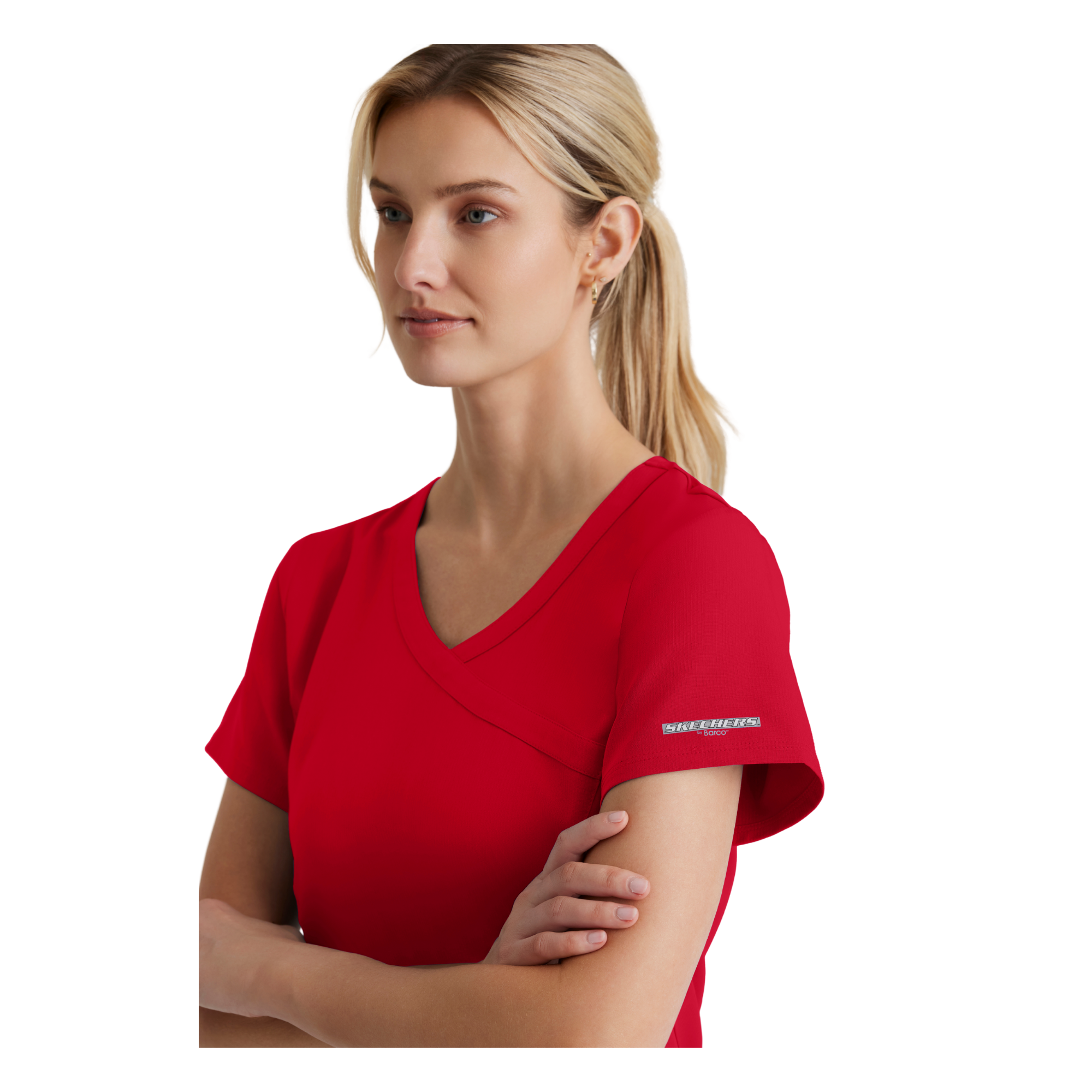 Reliance Top - Haut médical avec col croisé - Femme - Skechers SKECHERS 