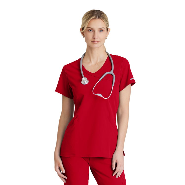 Reliance Top - Haut médical avec col croisé - Femme - Skechers SKECHERS 