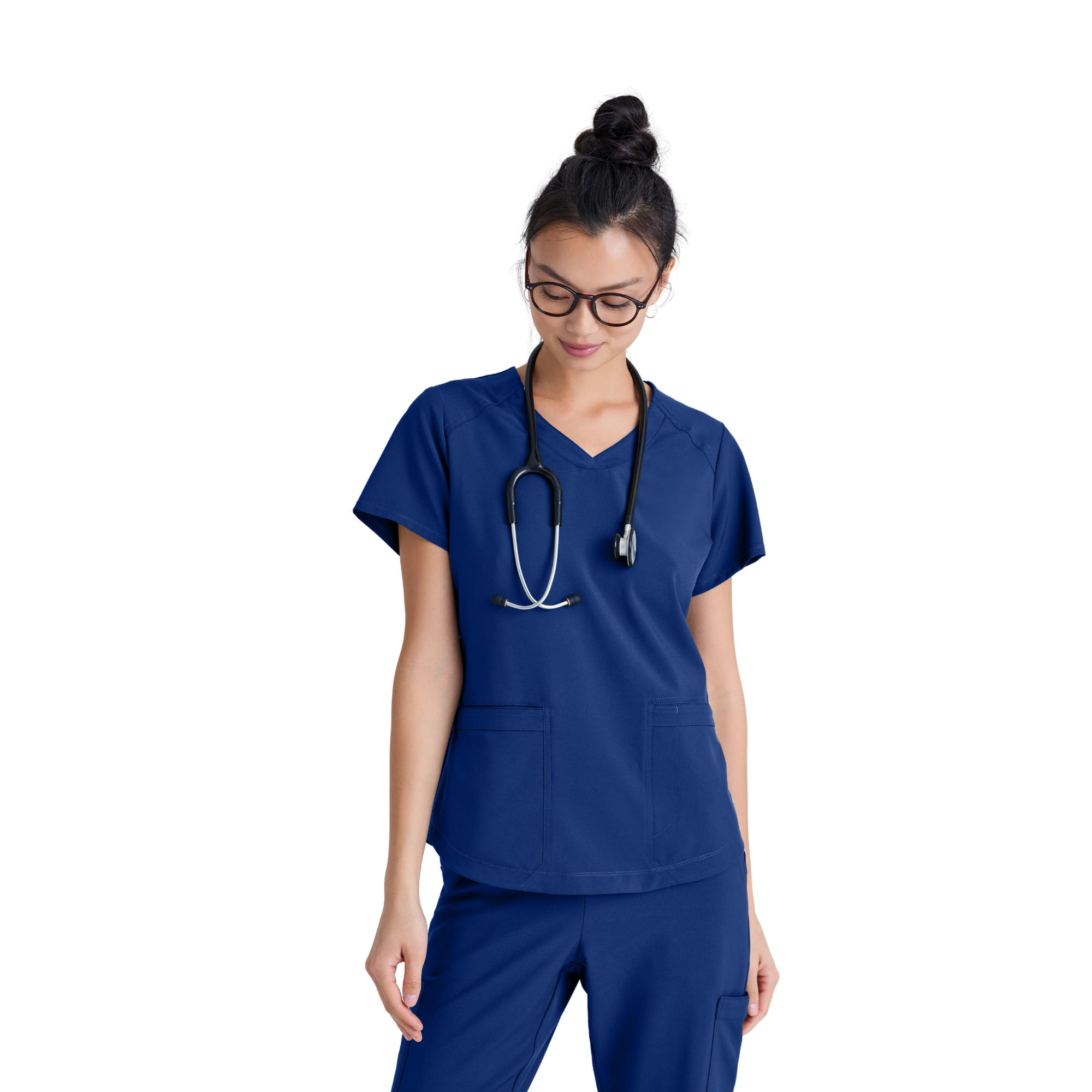 Rhythm Top - Tunique médicale classique et moderne - Femme - Grey’s Anatomy Evolve GREYS ANATOMY EVOLVE  Indigo / XL