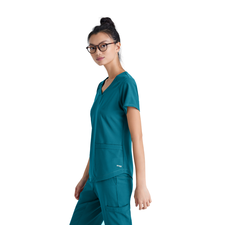 Rhythm Top - Tunique médicale classique et moderne - Femme - Grey’s Anatomy Evolve GREYS ANATOMY EVOLVE 