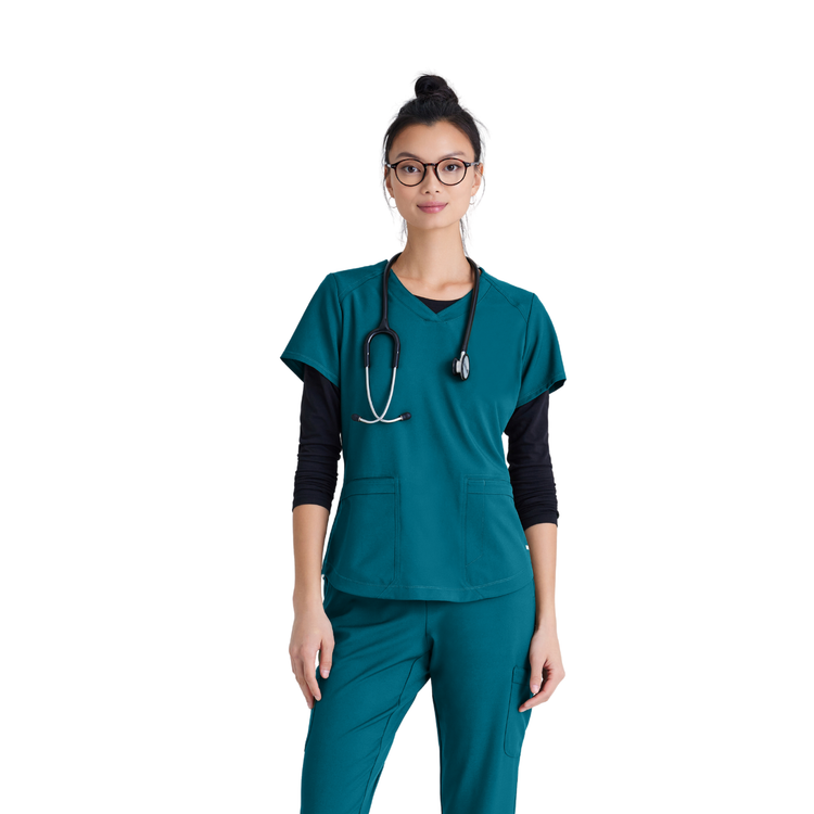 Rhythm Top - Tunique médicale classique et moderne - Femme - Grey’s Anatomy Evolve GREYS ANATOMY EVOLVE 
