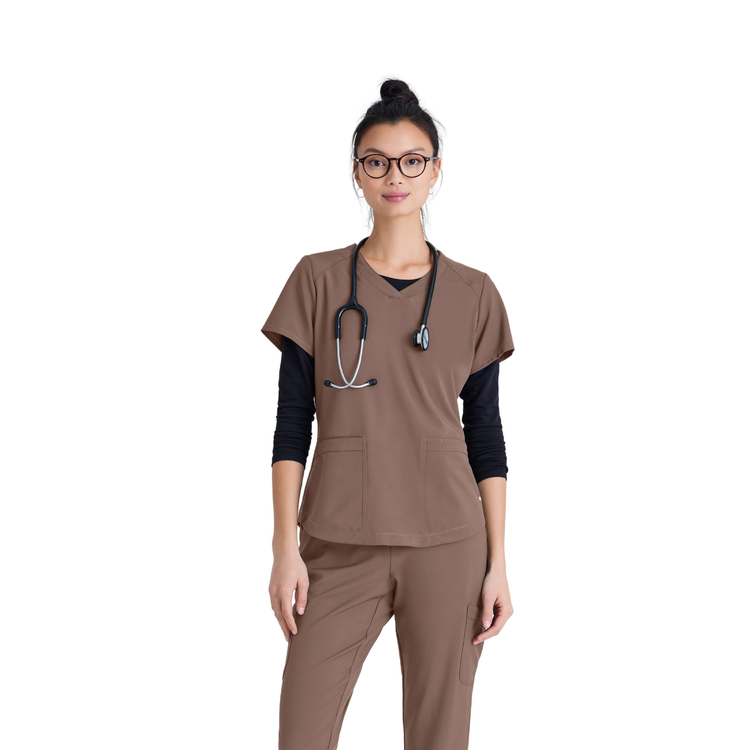 Rhythm Top - Tunique médicale classique et moderne - Femme - Grey’s Anatomy Evolve GREYS ANATOMY EVOLVE 