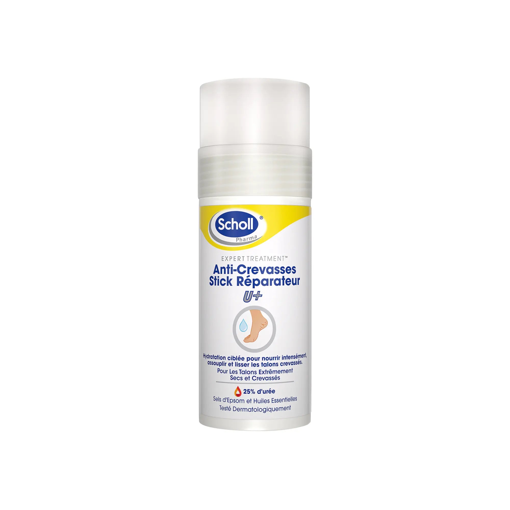 Stick Anti-Crevasses U+ Urée 25% - 70 gr - Scholl Scholl 
