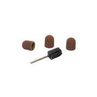 Support + 3 Capuchons émeri grain 80 - 2 diamètres - Laboratoires Cinier B