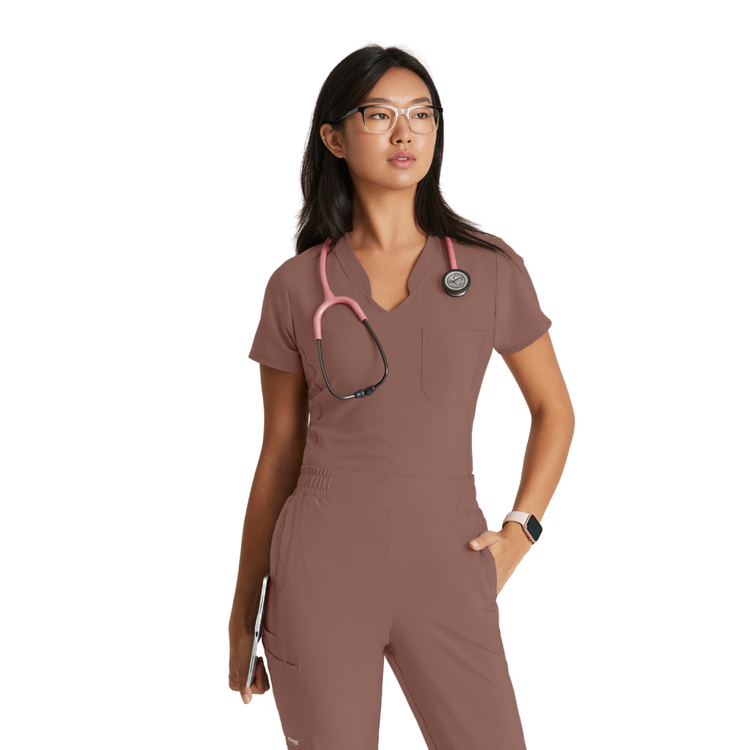 Sway Tuck-In Top - Tunique médical moderne - Femme - Grey’s Anatomy Evolve GREYS ANATOMY EVOLVE 