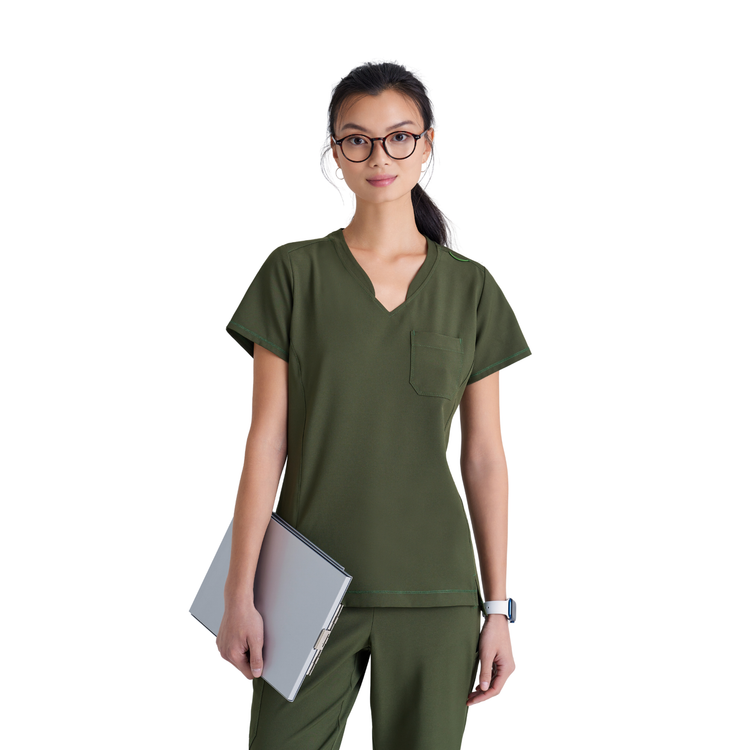 Sway Tuck-In Top - Tunique médical moderne - Femme - Grey’s Anatomy Evolve GREYS ANATOMY EVOLVE 