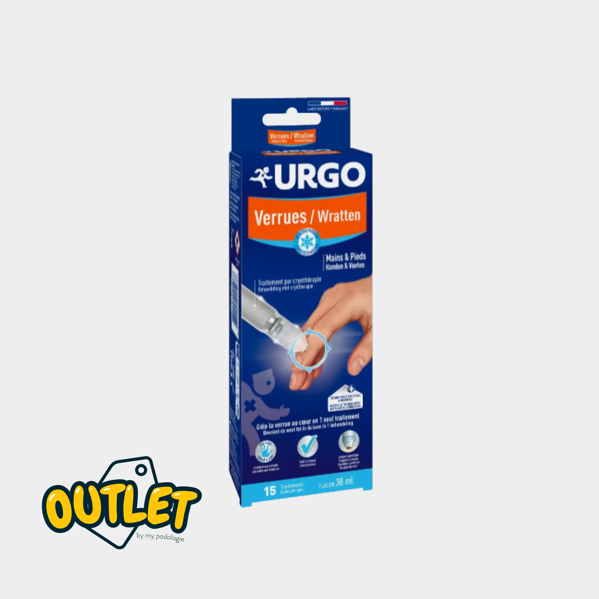 Traitement par cryothérapie des verrues - Mains et Pieds - 38 ml - Urgo // Date dépassée Urgo 